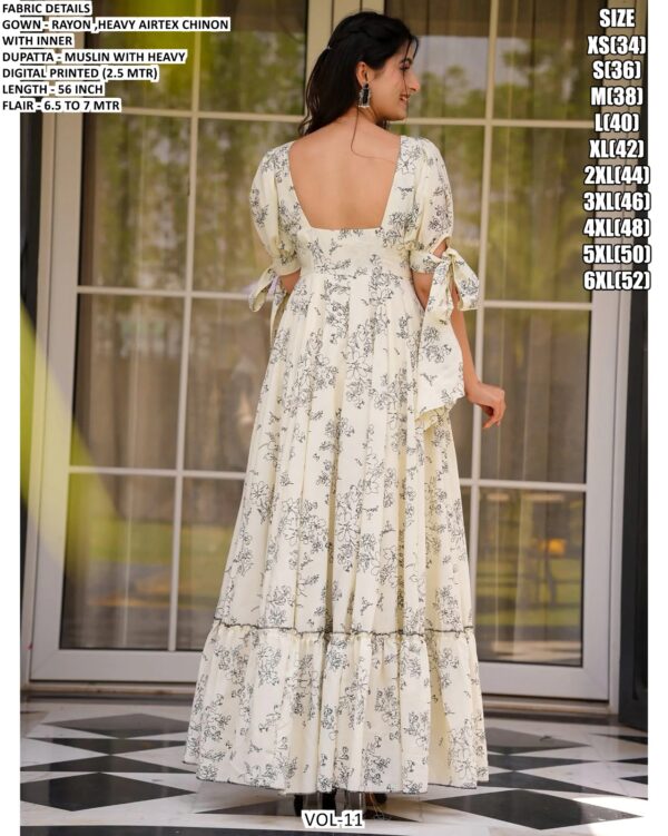 Vol 11 Series, New Party Wear Different Designer Readymade Gown Collection For Women