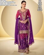 Ready To Wear Beautiful Designer Chinon Silk Pakistani Style Salwar Kameez Suit For Women