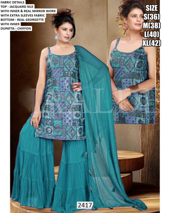 Step Into Grace And Glamour With Our Stunning Women's Indo-Western Collections