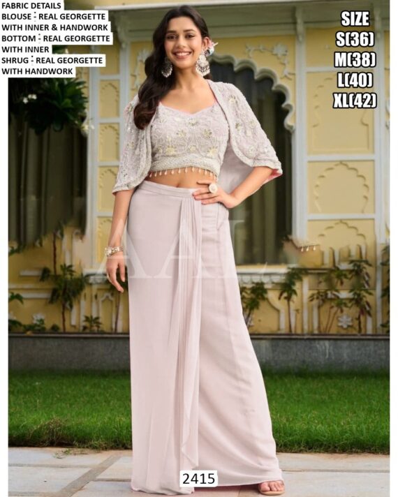 Step Into Grace And Glamour With Our Stunning Women's Indo-Western Collections