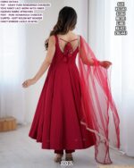 Beautiful Three-Piece Anarkali Suits Collection Crafted In Heavy Pure Roman Silk Chanderi