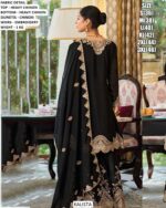 Wedding Wear Heavy Chinon Embroidered Sets Of Three Beautiful Salwar Kameez Suits