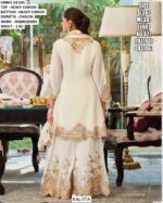 Wedding Wear Heavy Chinon Embroidered Sets Of Three Beautiful Salwar Kameez Suits
