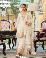 Wedding Wear Heavy Chinon Embroidered Sets Of Three Beautiful Salwar Kameez Suits