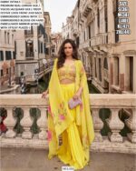 Ready To Wear Stunning Embroidered Women's Indo-Western Suits For Trendy Wedding Look