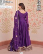 Readymade Star Georgette Ethnic Designer Party Wear Gown With Dupatta For Ladies