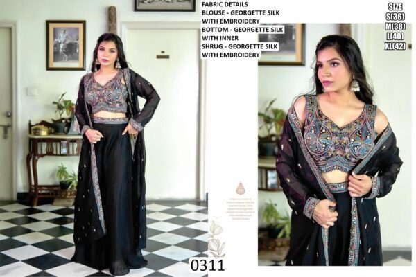 Our Latest Launch! This Three-Piece Luxurious Embroidered Premium Wedding Outfits