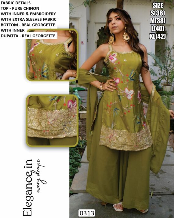 Our Latest Launch! This Three-Piece Luxurious Embroidered Premium Wedding Outfits