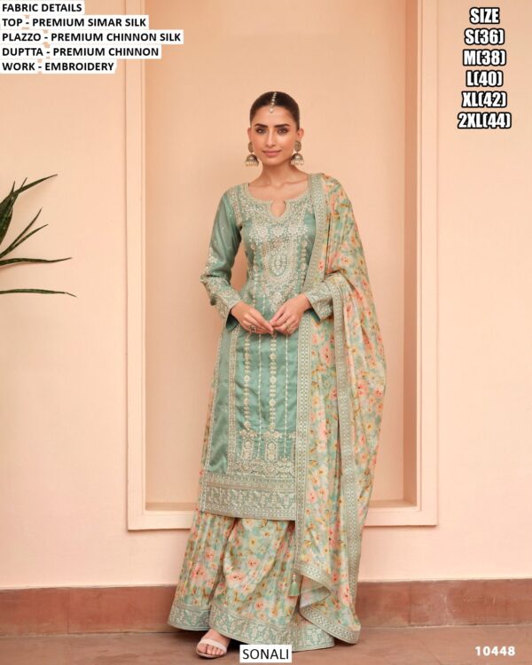 Launching Designer Wedding Wear Beautiful Premium Simar Silk Readymade Salwar Suits