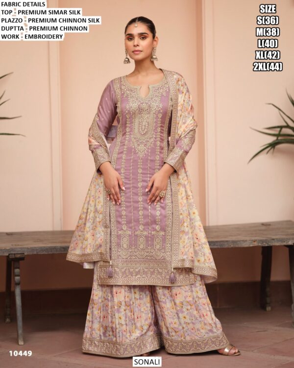 Launching Designer Wedding Wear Beautiful Premium Simar Silk Readymade Salwar Suits