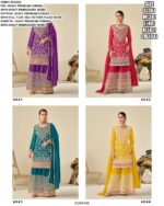 Heavy Premium Chinon Embroidered Festive And Wedding Ready To Wear Salwar Kameez