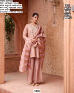 New Design Alert! Festival Wear Pure Tissue Shimmer Handwork Kurta With Plazo Suit