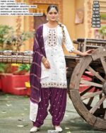 Interesting Designer Gadhwal Silk Punjabi Style Readymade Patiyala Suits (7 Piece Catalogue)