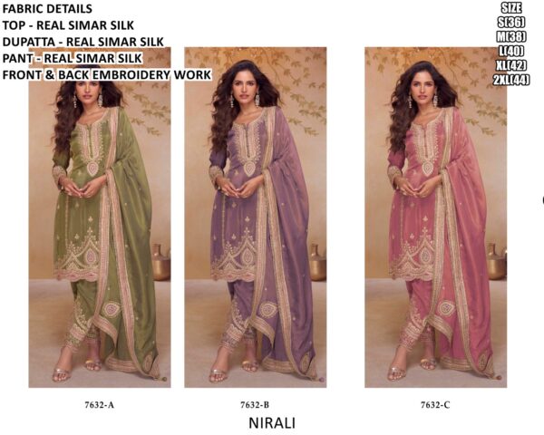 Party Wear Real Simar Silk Salwar Suits In Intricate Designs And Charming Colours!