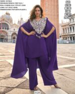 French Crepe Silk Party Wear Readymade Collection Of Western Style Premium Salwar Suits