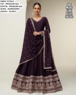 Introducing A Readymade Premium Silk Embroidered Gown Sets Designed For Elegant Celebrations
