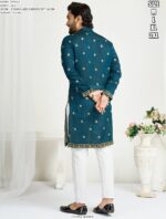 Presenting Wedding Wear Designer Semi-Stitched Lehenga Choli With Men's Kurta (Only) Collection