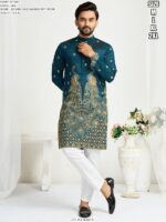 Presenting Wedding Wear Designer Semi-Stitched Lehenga Choli With Men's Kurta (Only) Collection