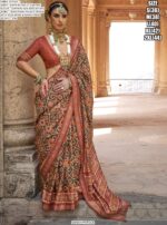 Presenting Super P.V Silk Gorgeous And Traditional Patola Design Saree Collection