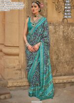 Presenting Super P.V Silk Gorgeous And Traditional Patola Design Saree Collection