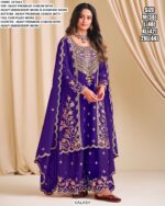 Heavy Premium Chinon Embroidered Ready Salwar Kameez Suits With Diamond Work