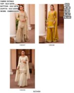 Shop Our New Readymade Satin Silk Stunning Embroidered Sharara Style Pakistani Wedding Suits