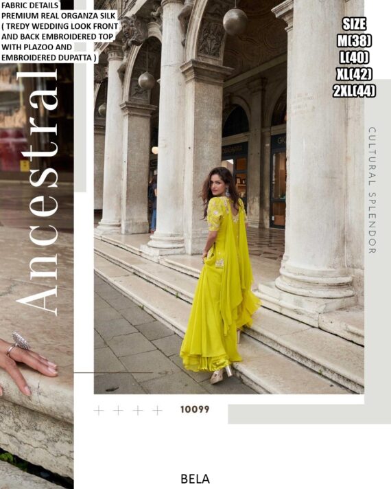 Exclusive Designer Organza Silk Readymade Three-Piece Suits, Perfact For Trendy Wedding Look