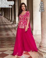 Exclusive Designer Organza Silk Readymade Three-Piece Suits, Perfact For Trendy Wedding Look