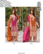 Heavy Embroidered Readymade Pakistani Salwar Kameez Suits With Attractive Colour Combination!