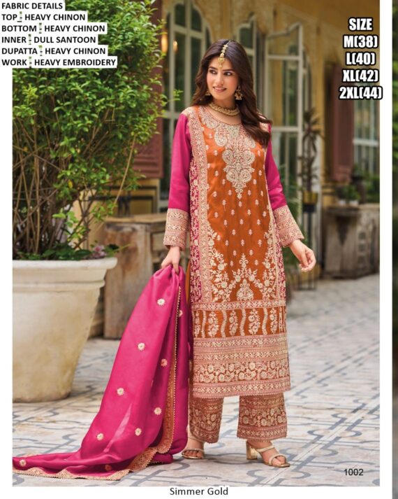 Heavy Embroidered Readymade Pakistani Salwar Kameez Suits With Attractive Colour Combination!