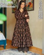 Casual Wear Heavy Digital Printed Rayon Anarkali Style Long Kurti Dress Collection 2025