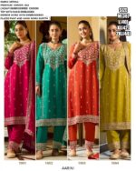 Premium Designer Chinon Silk Indian And Pakistani Style Party Wear Salwar Suits