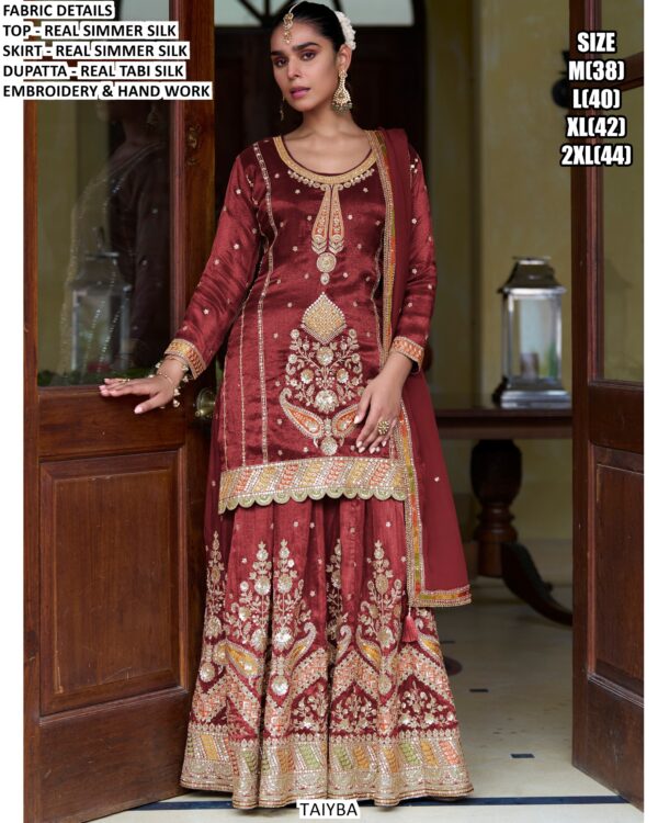 Pakistani Wedding Wear Traditional Designer Lehenga Style Dress (Three-Piece Catalogue)