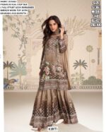 Premium Crepe Silk Embelished With Mirror Work Wedding Wear Gharara Suits In Different Five Designs