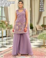 Functions Wear A Stylish Plazo Set Made From Simar Fabric Enhanced With Beautiful Beast Work