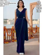 Grace Meets Glamour In This Ethereal Ready To Wear Sarees Adorned With Exquisite Handwork