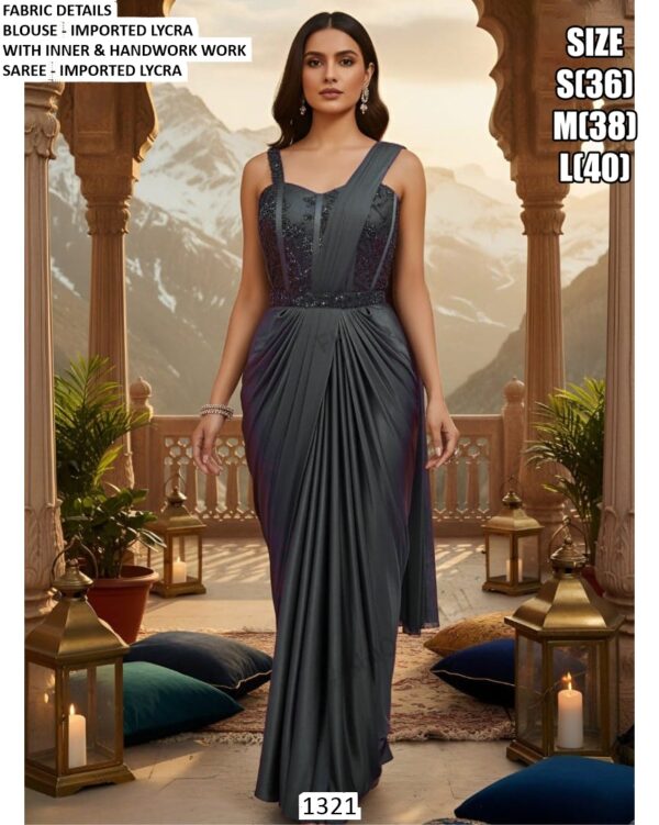 Grace Meets Glamour In This Ethereal Ready To Wear Sarees Adorned With Exquisite Handwork