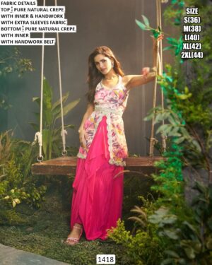 Unique And Modern Styles Of Indo-Western Fusion Wear For Women - Shop Now!