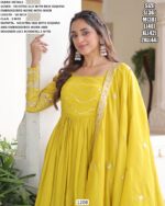 Launching This Vichitra Silk Readymade Gown With Designer Dupatta For Weddings