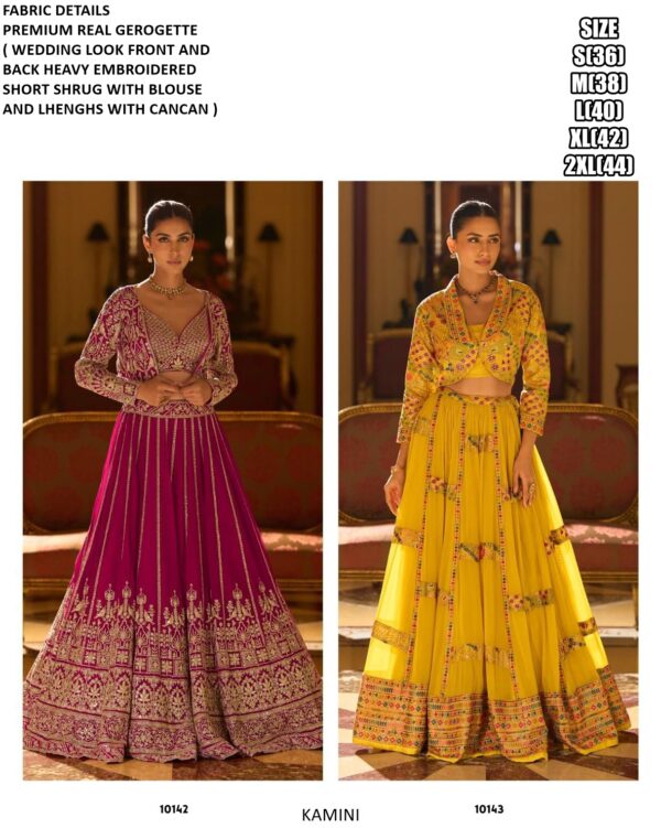 Readymade Georgette Modern Stylish Wedding Look Lehenga Style Indo-Western Dress