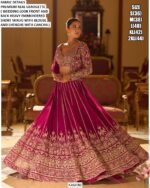 Readymade Georgette Modern Stylish Wedding Look Lehenga Style Indo-Western Dress