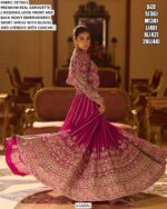 Readymade Georgette Modern Stylish Wedding Look Lehenga Style Indo-Western Dress