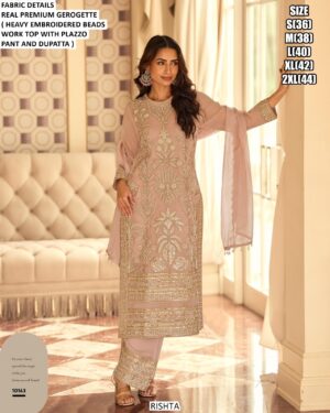 Heavy And Weird Designer Real Premium Georgette Elegance Wedding Suits For Women