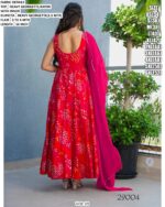 Vol 29 Rayon Digital Printed Heavy Flared Anarkali Style Fully-Stitched Gown Dupatta Pairs