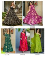 Vol 29 Rayon Digital Printed Heavy Flared Anarkali Style Fully-Stitched Gown Dupatta Pairs