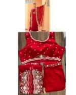 Heavy Embroidery Work Western Style Wedding Wear Indo-Western Readymade Suits Catalogue