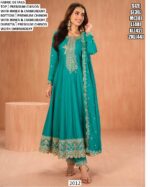 Shop Fully Stitched Embroidered Premium Chinon Salwar Suits In Three Trending Colours!