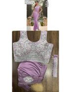 Keep Ahead In Style And Design With This Exotic Hand Worked Ready To Wear Sarees