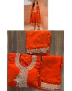 Shop Fully Stitched Embroidered Premium Chinon Salwar Suits In Three Trending Colours!