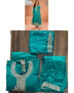 Shop Fully Stitched Embroidered Premium Chinon Salwar Suits In Three Trending Colours!